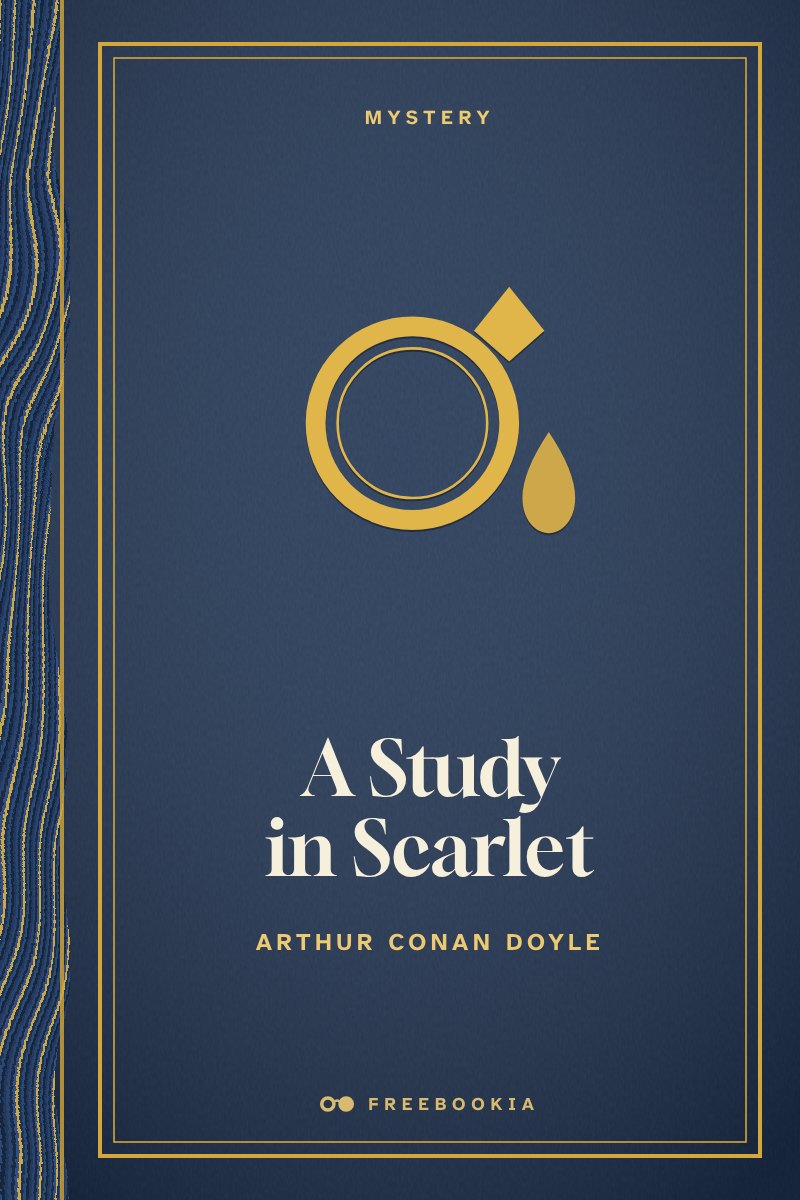 Cover of A Study in Scarlet